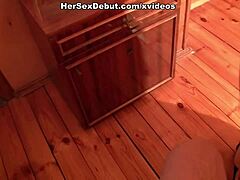 hot sexy girl endures deep anal, rubbing her nub.