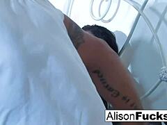 Why does Alison Tyler crave her male gigolo's hardcore blowjob?