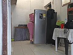 i fuck young brunette, she begs for new year's gift