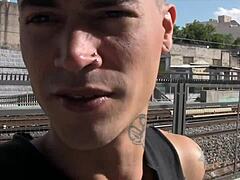 Sexy Latin Cocksucker Gets Fucked By Stranger On Camera