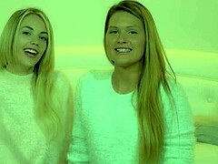 Abby cross and blake eden model for each other before they give into their lesbian passions 4k