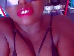 Watch this ebony mature masturbate in lingerie, no limits?
