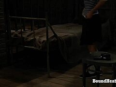 Bound Slave Receives Intense Full Body Domination