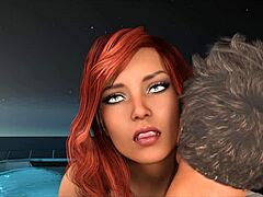 Group participates in leap of faith game with three participants in episode 92