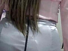 what's under that satin silver skirt from skirtshouse?