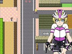 Paying for a service in the street during cycling