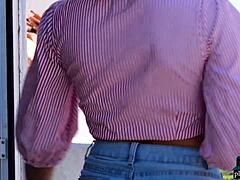 Индийская милф Энджел Констанс, натуральная красотка, делает стриптиз для плейбоя?