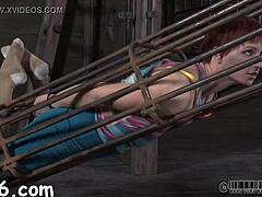 hot slave delights with blowjob in hardcore bondage sucking game as slut for cock competition