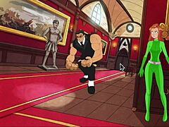 i caught that gamer girl with big tits in 3d hentai!