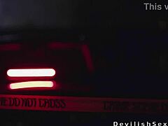 dude hard fucks sweaty busty blonde babe with stockings