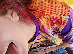 Otwórz szeroko na tego potwora czarnego chuja współlokatora - powiedziała, chłeptając spermę w akademiku