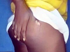 Can This Chubby British Babe Spread For Solo Breast Masturbation?