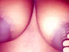 Can This Chubby British Babe Spread For Solo Breast Masturbation?