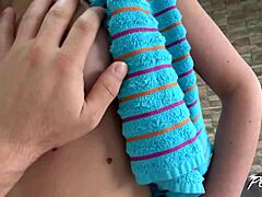 damn, that hot lady is getting fucked in her pussy