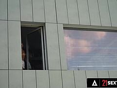 21 sextury - sexy natural babe alexis crystal loves getting her sweet ass banged hard 😍