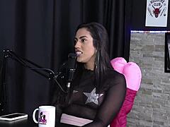 Karen Bessa In Sheer Red Lingerie Swings!