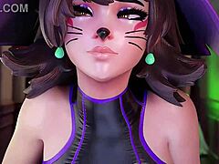 Whoa, that Kiriko edit in 3D porn is totally wild and immersive.