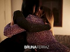 Bruna ferraz and vitoria vonteese have total sex in sheer lingerie 😘