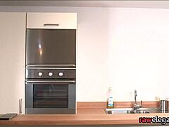 assfucked maid babe gets bent over!