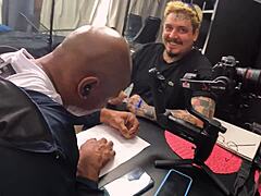 i fucked a brazilian whore's ass backstage with my big coc