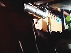 Big booty slut bends over for doggystyle creampie