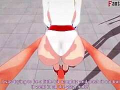 power girl says 'fuck me super man' in fantasy