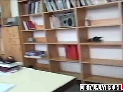 Kristof Cale And Taissia Shanti Hook Up In Classroom!