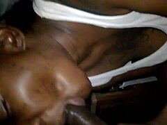 cheating ebony momma sucking big black cock