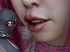 Giantess 3D porn with mouth fetish