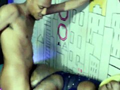 alphonzo fucks stripper in club riding cock