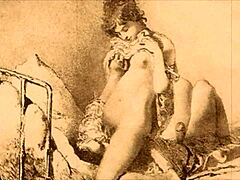 vintage erotic illustration from anime hentai comic 😍