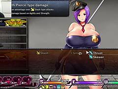 karryn masturbates with big tits and ass in prison hentai game. why so provocative?