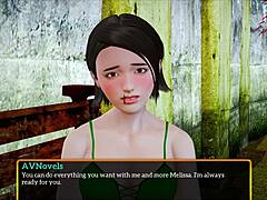 In my new family the 18+ brunette with small tits joins