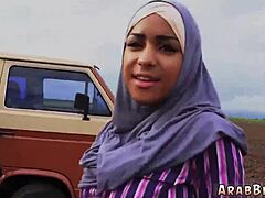 Hot Arab teen in hijab