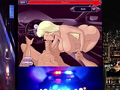 Amandafox relaxes her boyfriend with deepthroat during car chase