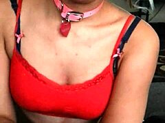 Amateur girl talks too much during her performance