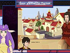 Avatar hentai trainer part 18 with sexy elements 😏