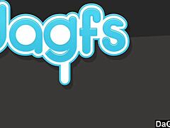 Dagfs cute babe in kitchen