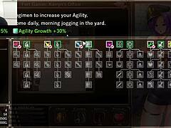 karryn masturbates with big tits and ass in prison hentai game. why so provocative?