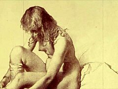 vintage erotic illustration from anime hentai comic 😍