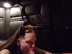 i give kitty blowjob with buttplug