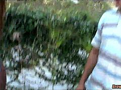 Huge Black Tits on Her in Interracial Scene