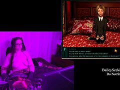 blackmoor manor play through part 2 featuring long haired brunette