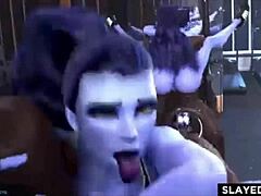 Kompilasi Overwatch SFM dengan artis Slayed Coom Kittyyevil Bewyx X V.