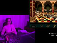 blackmoor manor play through part 2 featuring long haired brunette