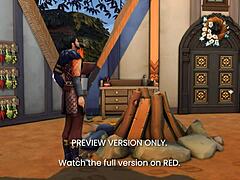 Hey, check out this naughty 3D hentai preview of The Mighty Viking getting wild.