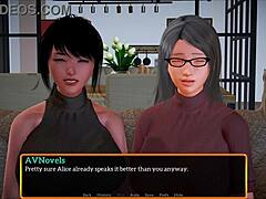 Exploring my new stepfamily in this game episode