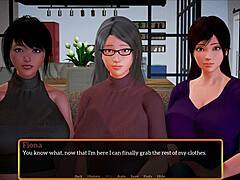 Exploring my new stepfamily in this game episode