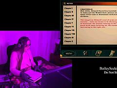 blackmoor manor play through part 2 featuring long haired brunette