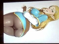 Latex-clad Princess Zelda's anime tribute